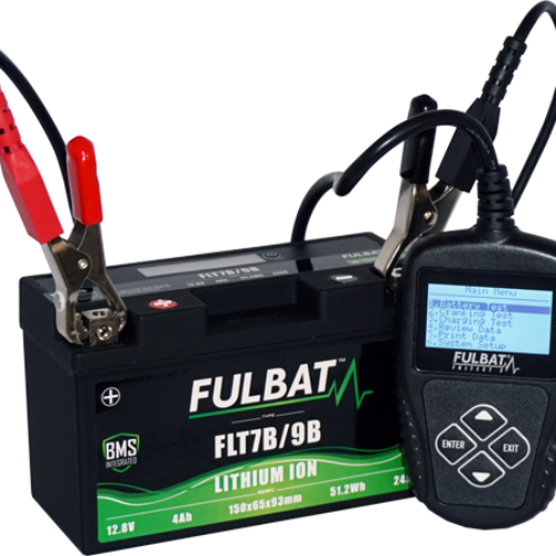 Fulbat Fultest 2 Battery & Alternator Tester – 12V Lead-Acid & Lithium (CCA/Voltage)