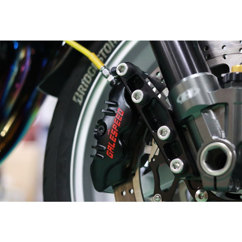 'Elaborate' Axial 4 Piston Front Caliper - Set (L+R) / Titanium / Titanium - Image 3